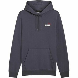 Puma ESS+2 COL SMALL LOGO HOODIE FL Férfi pulóver, sötétszürke, méret kép