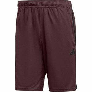 adidas TRAIN ESSENTIALS PIQUÉ 3-STRIPES SHORTS Férfi rövidnadrág edzésre, bordó, méret kép