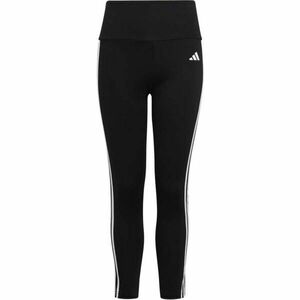 adidas ESSENTIALS AEROREADY 3-STRIPES HIGH-WAISTED Lány leggings, fekete, méret kép