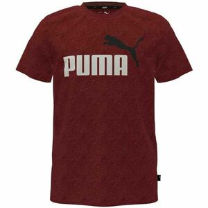 Puma ESS + 2 COL LOGO TEE Fiú póló, piros, méret kép