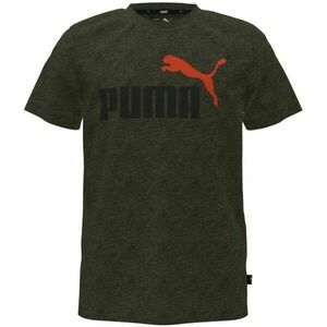 Puma ESS + 2 COL LOGO TEE Fiú póló, khaki, méret kép