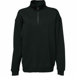 Roxy ESSENTIAL ENERGY HALF ZIP Női pulóver, fekete, méret kép