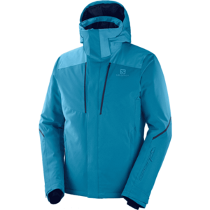 Salomon STORMSEASON JKT M Férfi síkabát, kék, méret kép