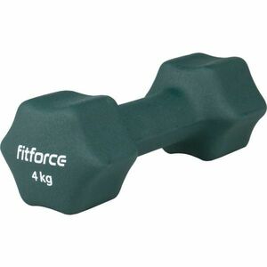 Fitforce NEOPREN KŮZI SÚLYZÓ 4KG Kézi súlyzó, sötétzöld, méret kép