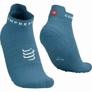 Compressport PRO RACING SOCKS V4.0 RUN Futózokni, kék, méret kép