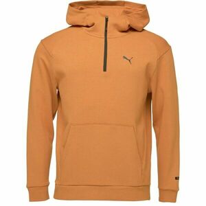 Puma RADCAL HOODED HALF ZIP Férfi pulóver, barna, méret kép