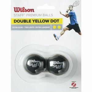 Wilson STAFF SQUASH 2 BALL DBL YEL DOT Fallabda, sárga, méret kép