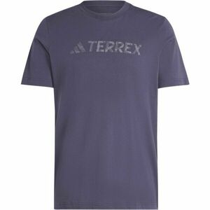 adidas TERREX TEE Férfi outdoor póló, lila, méret kép