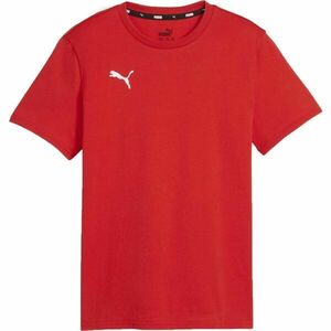 Puma TEAMGOAL CASUALS TEE JR Fiú sportpóló, piros, méret kép