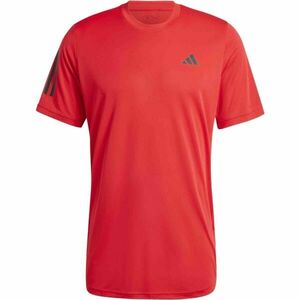 adidas CLUB 3-STRIPES TENNIS Férfi tenisz póló, piros, méret kép