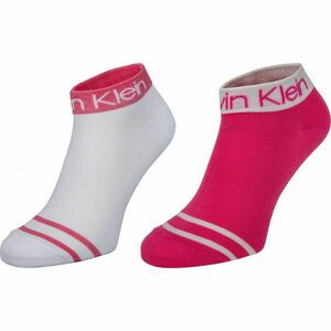 Calvin Klein WOMEN SHORT SOCK 2P LEGWEAR LOGO ZOEY Női zokni, rózsaszín, méret kép