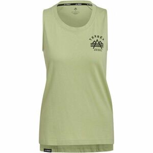 adidas TERREX TANK TOP Női outdoor ujjatlan felső, világoszöld, méret kép