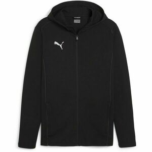 Puma TEAMFINAL CASUALS HOODED JACKET Férfi sportos pulóver, fekete, méret kép