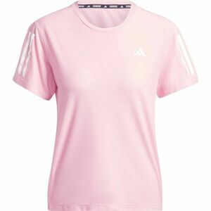 adidas OWN THE RUN T-SHIRT Női póló futáshoz, rózsaszín, méret kép