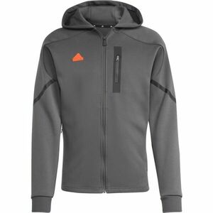 adidas D4GMDY FULL-ZIP HOODIE Férfi pulóver, sötétszürke, méret kép