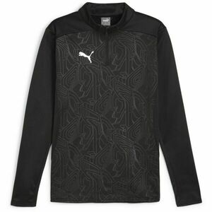 Puma TEAMFINAL WARM TOP Férfi futball melegítőfelső, fekete, méret kép