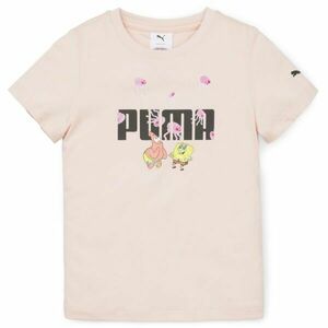 Puma SPONGEBOB LOGO TEE Gyerek póló, lazac, méret kép