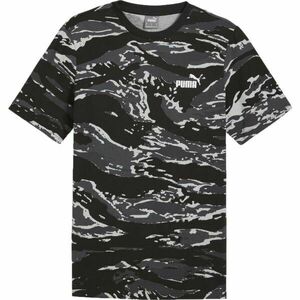 Puma ESSENTIALS + CAMO AOP TEE Férfi póló, fekete, méret kép