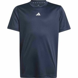 adidas JERSEY ESSENTIALS LOGO KIDS Gyerek edzőpóló, sötétkék, méret kép