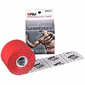 Ares KINESIO TAPE UNCUT 5CM X 5M Kineziológiai tapasz, piros, méret kép