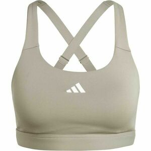 adidas TRAINING HIGH-SUPPORT BRA Női sportmelltartó, szürke, méret kép