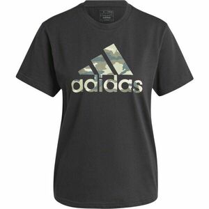 adidas CAMO GRAPHIC T-SHIRT Női póló, fekete, méret kép