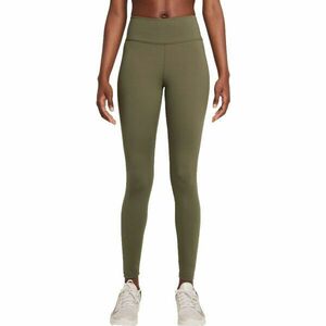 Nike ONE DF MR TGT W Női sportlegging, khaki, méret kép