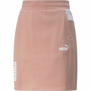 Puma POWE COLORBLOCK SKIRT Női szoknya, rózsaszín, méret kép