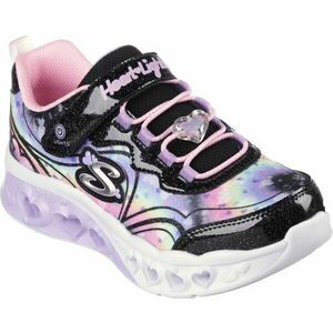 Skechers FLUTTER HEART LIGHTS - SIMPLY LOVE Gyerek szabadidőcipő, fekete, méret kép