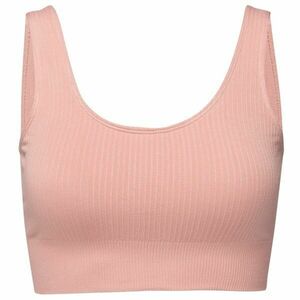 BOODY RIBBED SEAMLESS BRA Női melltartó, rózsaszín, méret kép