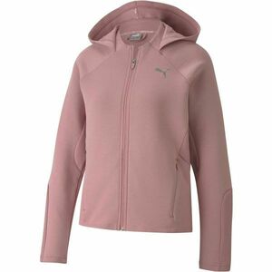 Puma EVOSTRIP FULL ZIP-HOODIE Női pulóver, rózsaszín, méret kép