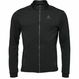 Odlo MID LAYER FULL ZIP BERRA Férfi cipzáras pulóver, fekete, méret kép