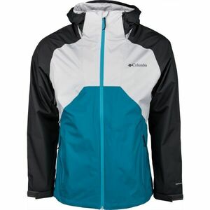 Columbia RAIN SCAPE JACKET Férfi vízálló kabát, türkiz, méret kép