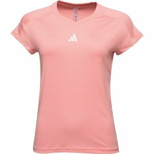 adidas AEROREADY TRAIN ESSENTIALS MINIMAL T-SHIRT Női póló sportoláshoz, rózsaszín, méret kép