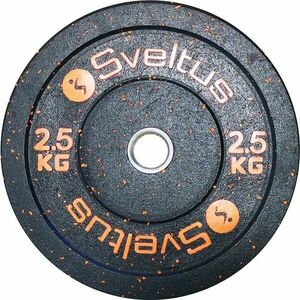 SVELTUS OLYMPIC DISC BUMPER 2.5 kg x 50 mm Súlyzótárcsa, fekete, méret kép