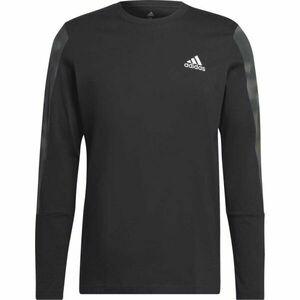 adidas CAMO LS T Férfi felső, fekete, méret kép