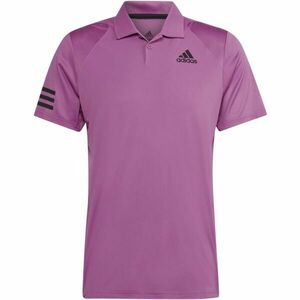 adidas CLUB 3STR POLO Férfi felső, lila, méret kép