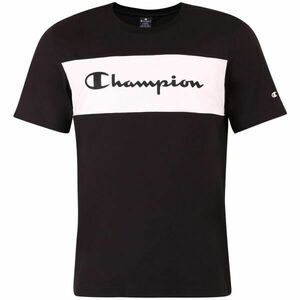 Champion CREWNECK COLOR BLOCK T-SHIRT Férfi póló, fekete, méret kép