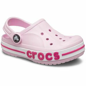 Crocs BAYABAND CLOG T Gyerek papucs, rózsaszín, méret 23/24 kép