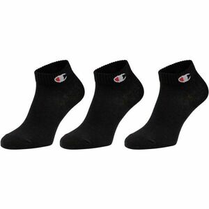 Champion 3PK QUARTER SOCKS Uniszex zokni, fekete, méret kép