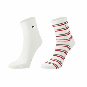 Tommy Hilfiger WOMEN SHORT SOCK 2P ISLAND STRIPE Női zokni, mix, méret kép