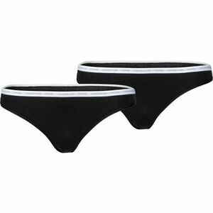 Calvin Klein THONG 2PK Női tanga alsó, fekete, méret kép