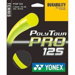 Yonex POLY TOUR PRO 125 Teniszhúr, sárga, méret kép