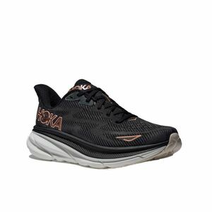 HOKA ONE ONE-Clifton 9 black/rose gold Fekete 41 1/3 kép