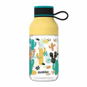 BPA mentes műanyag kulacs pánttal Kids Ice Cactus 430ml - Quokka kép