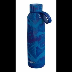 Hőtartó fémkulacs Solid pánttal Solid Waves 630ml - Quokka kép