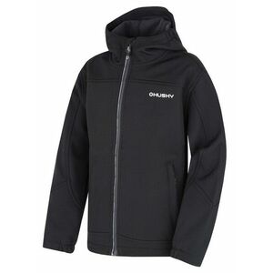 Husky Kids softshell kabát Simbo K fekete kép