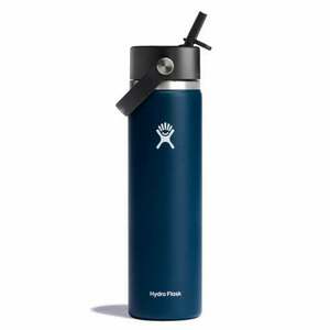 Hydro Flask Széles termo palack szájjal 24 OZ Wide Flex Straw Cap, indigo kép