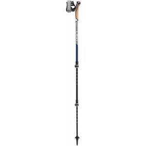 LEKI Nordic Walking botok Traveller Carbon, éjkék sötét metálfényes-antracit-fehér, 90 - 130 cm, éjkék, sötét metálfényes-antracit-fehér, 90 - 130 cm kép