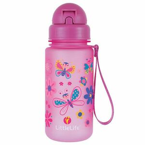 LittleLife baba vizes palack 400ml, pillangó kép